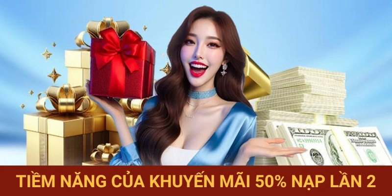 Giá trị từ thưởng nạp tiền lần thứ hai